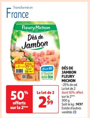 Des De Jambon Fleury Michon