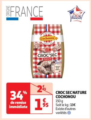 CROC SEC NATURE COCHONOU