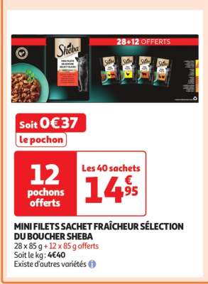 MINI FILETS SACHET FRAÎCHEUR SÉLECTION DU BOUCHER SHEBA