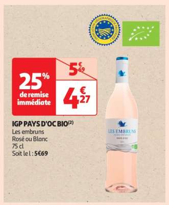IGP PAYS D'OC BIO