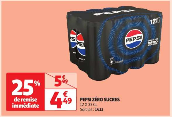 Pepsi Zéro Sucres