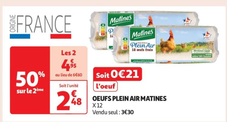 Oeufs Plein Air Matines
