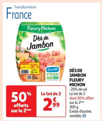 Des De Jambon Fleury Michon