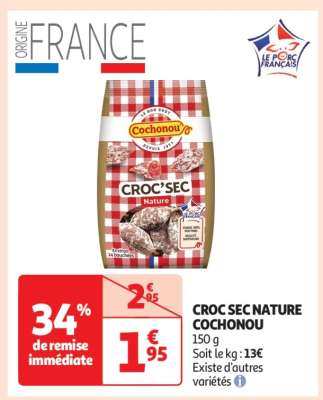 CROC SEC NATURE COCHONOU