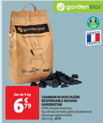 Charbon De Bois Filière Responsable Auchan Gardenstar