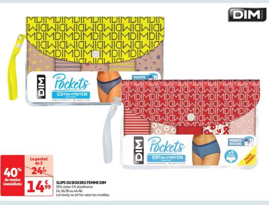 Slips Ou Boxers Femme Dim