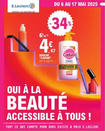 Catalogue E.Leclerc - 06/05/2025 - 17/05/2025.