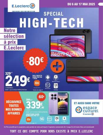 Catalogue E.Leclerc - 06/05/2025 - 17/05/2025.