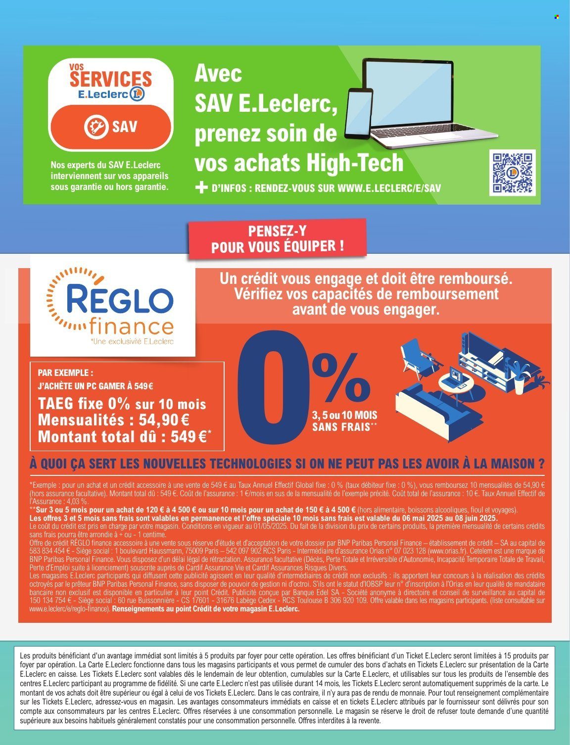 Catalogue E.Leclerc - 06/05/2025 - 17/05/2025. Page 1