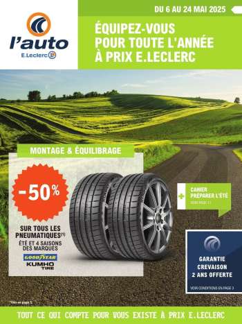 Catalogue E.Leclerc - 06/05/2025 - 24/05/2025.