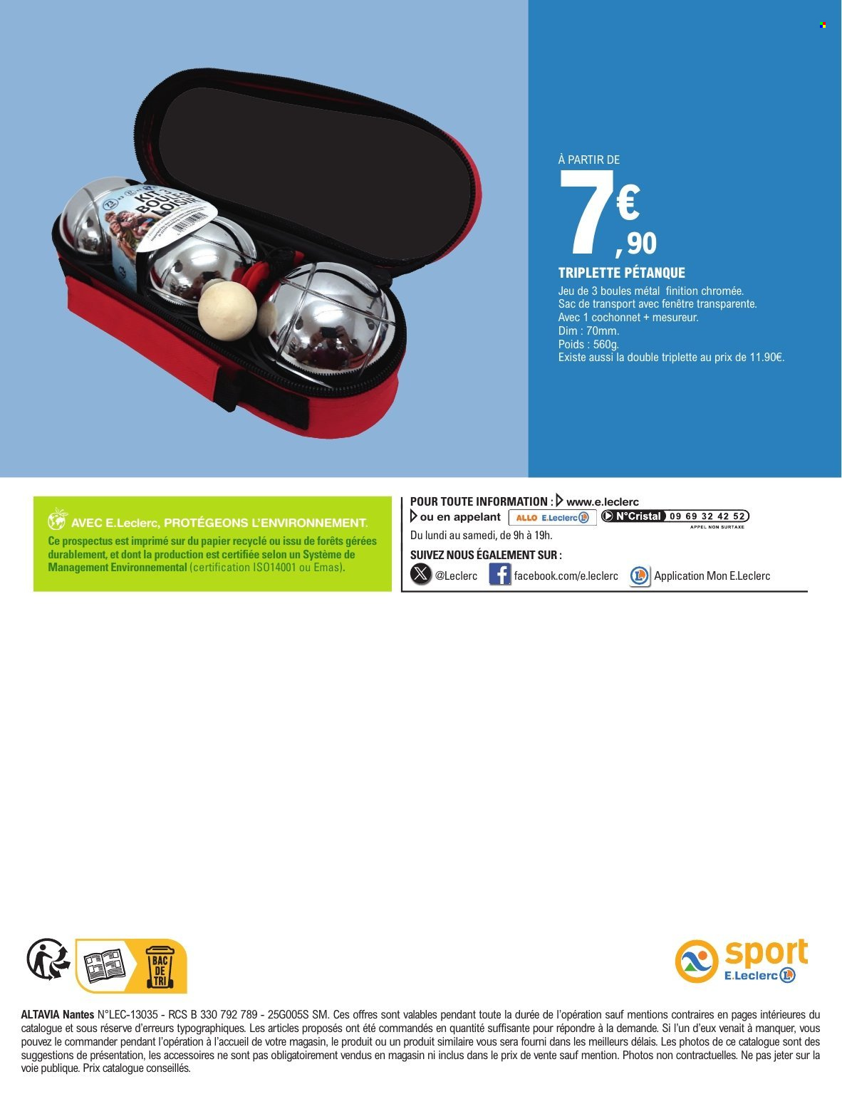 Catalogue E.Leclerc - 06/05/2025 - 07/06/2025. Page 1