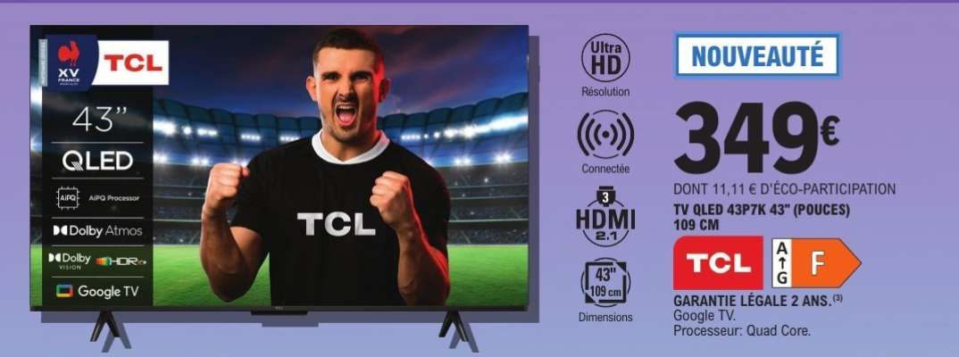 TV QLED 43PFX 43"