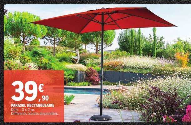 PARASOL RECTANGULAIRE
