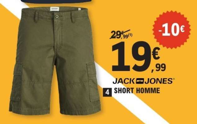 JACK & JONES SHORT HOMME