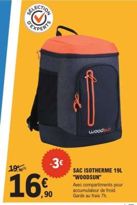 SAC ISOTHERME 19L "WOODSUN"