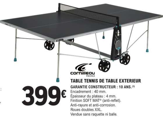 TABLE TENNIS DE TABLE EXTERIEUR