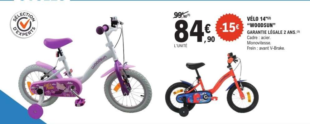 VÉLO 14" "WOODSUN"