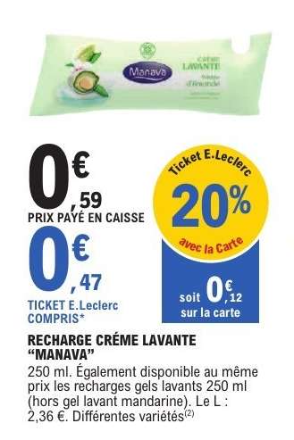 RECHARGE CRÈME LAVANTE “MANAVA”