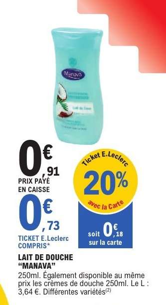 LAIT DE DOUCHE “MANAVA”