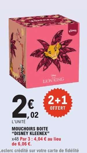 MOUCHOIRS BOITE "DISNEY KLEENEX"