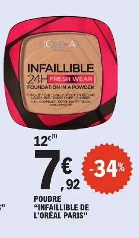 POUDRE "INFAILLIBLE DE L'ORÉAL PARIS"