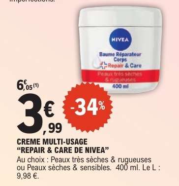 CREME MULTI-USAGE “REPAIR & CARE DE NIVEA”