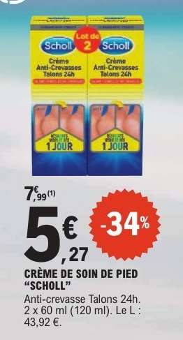 CRÈME DE SOIN DE PIED “SCHOLL”