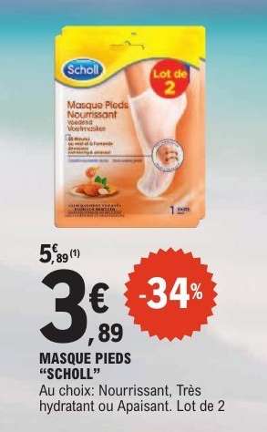 MASQUE PIEDS “SCHOLL”