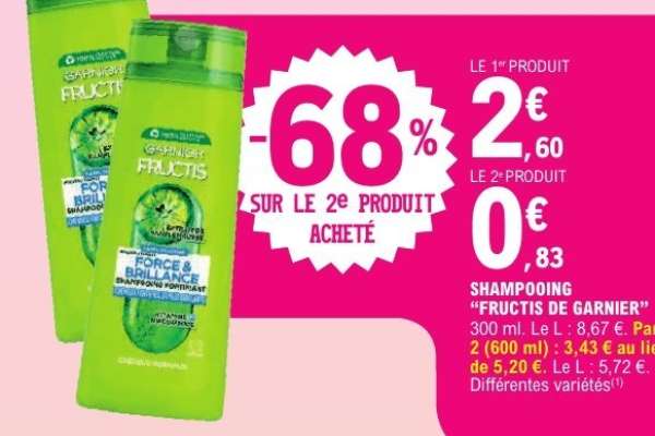 Shampooing 'Fructis de Garnier'