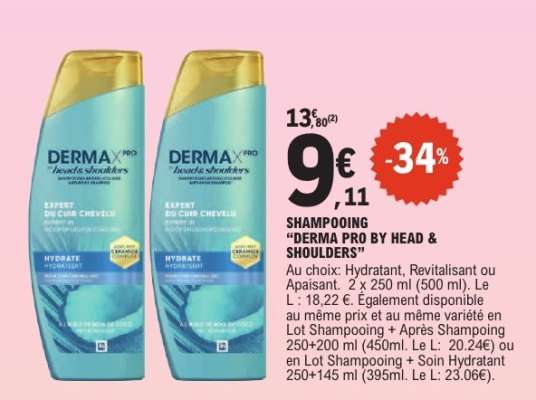 SHAMPOOING “DERMA PRO BY HEAD & SHOULDERS”