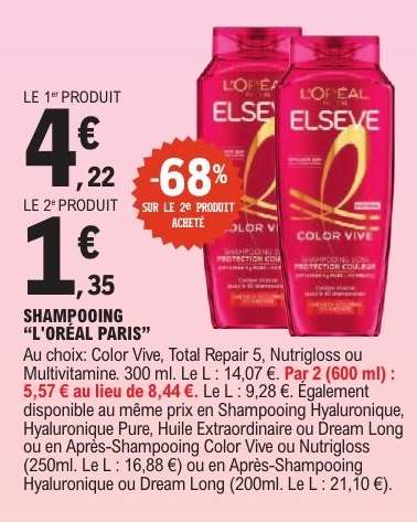 SHAMPOOING “L’ORÉAL PARIS”