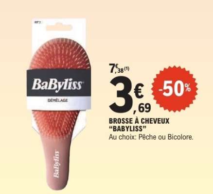 BROSSE À CHEVEUX “BABYLISS”