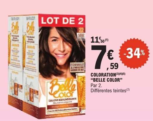 COLORATION "BELLE COLOR"