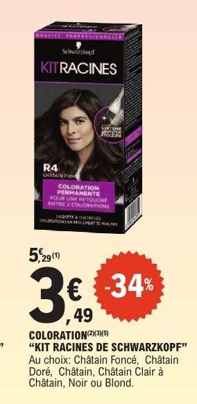 COLORATION "KIT RACINES DE SCHWARZKOPF"