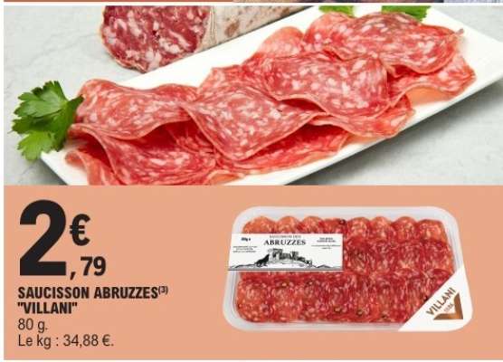 SAUCISSON ABRUZZES "VILLANI"