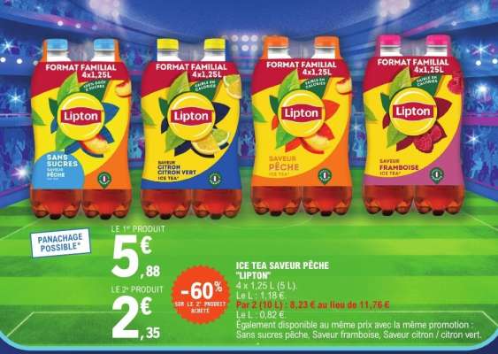 ICE TEA SAVEUR PÊCHE 'LIPTON'