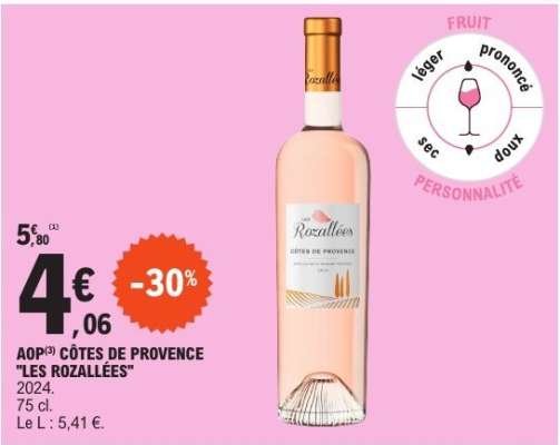 AOP CÔTES DE PROVENCE "LES ROZALLÉES"