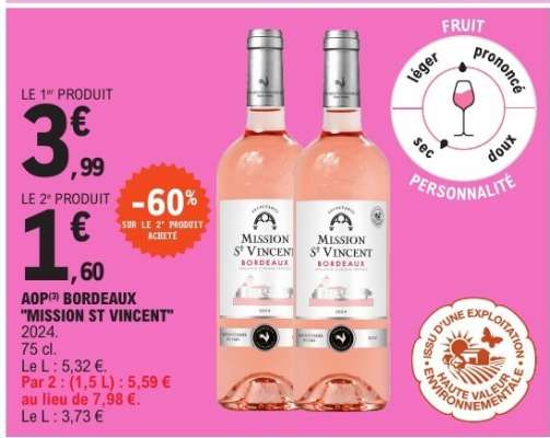 AOP Bordeaux 'Mission St Vincent' 2024
