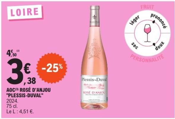 AOC Rosé d'Anjou "Plessis-Duval"