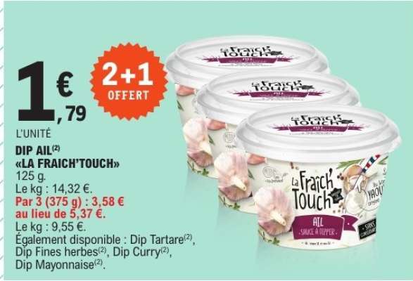 DIP AIL «LA FRAICH'TOUCH»