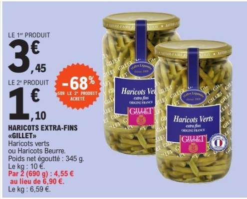 HARICOTS EXTRA-FINS «GILLET»