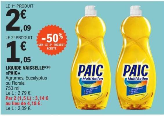 LIQUIDE VAISSELLE “PAIC”