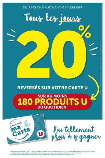 Catalogue Magasins U - 05/05/2025 - 01/06/2025.