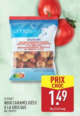 LYTTOS® NOIX CARAMÉLISÉES À LA GRECQUE