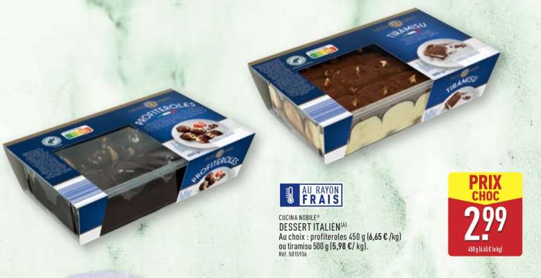 CUCINA NOBILE DESSERT ITALIEN
