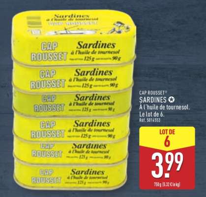 CAP ROUSSET Sardines