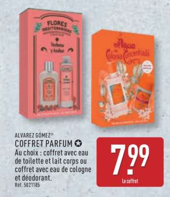 ALVAREZ GÓMEZ COFFRET PARFUM