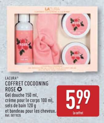 LACURA COFFRET COCOONING ROSE
