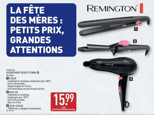 REMINGTON ASSORTIMENT BEAUTÉ FEMME