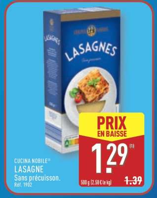 Cucina Nobile Lasagne